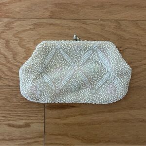 Evening Bag Vintage Richere Clutch Purse Hand Made in Japan Beaded